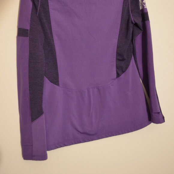 RM Running Man HOT CHOCOLATE 15K Zips Stretch Purple Activewear Women S - Picture 8 of 8